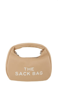 The Medium Leather Crossbody Sack Bag