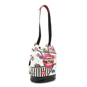 NICOLE LEE MULTIFUNCTIONAL BUCKET BAG BACKPACK