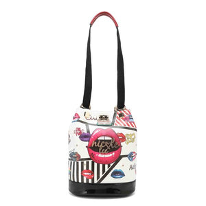 NICOLE LEE MULTIFUNCTIONAL BUCKET BAG BACKPACK