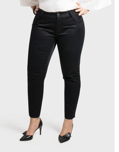 Black Plus Size Denim Pants