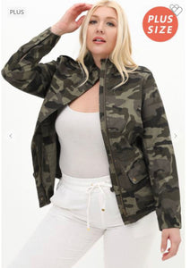 Camp Military Anorak Jacket with Pockets