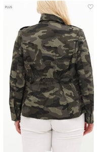 Camp Military Anorak Jacket with Pockets