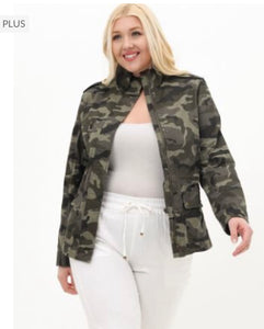 Camp Military Anorak Jacket with Pockets